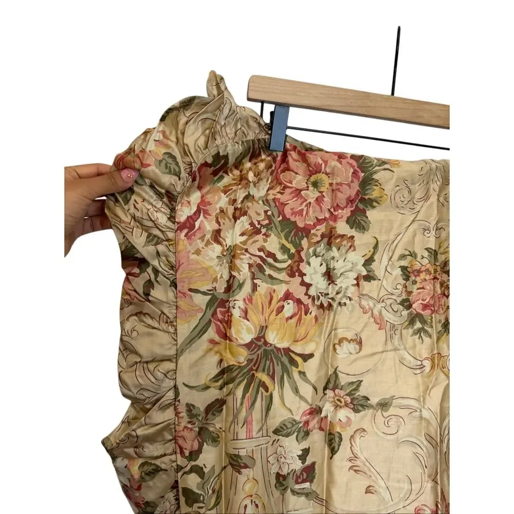 Ralph Lauren One EuropeanSham Guinevere Aragon Medieval Collection‎ Pillow 26x26